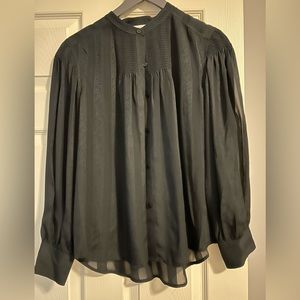 Rebecca Taylor black blouse